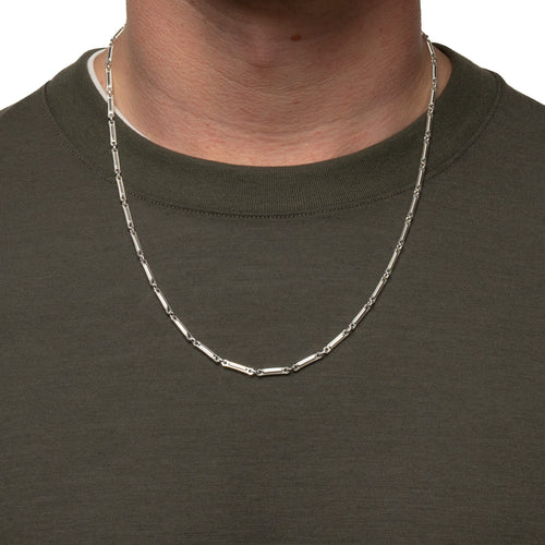 MAPLE 303 Chain Necklace Silver 925 on model
