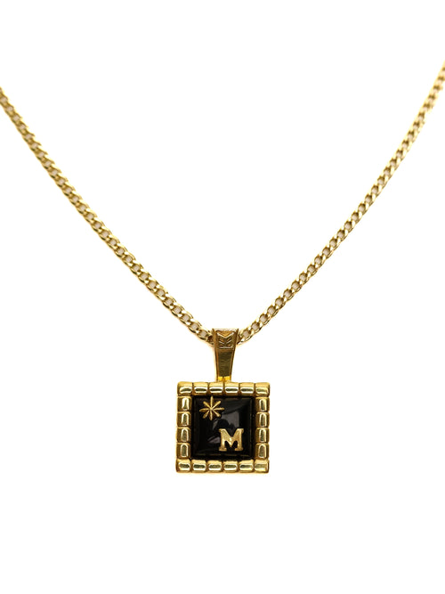 Collegiate Chain (14K Gold/Onyx)
