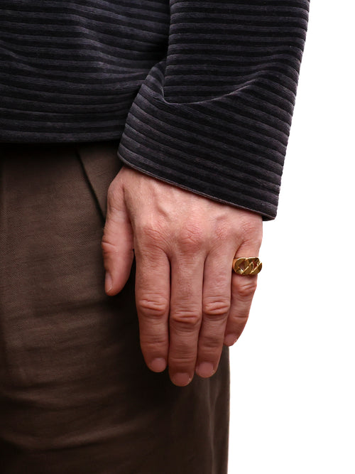 Cuban Link Signet (14K Gold)