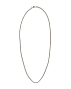 MAPLE Curb Chain 4mm Silver 925 front view