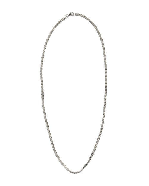 MAPLE Curb Chain 4mm Silver 925 front view