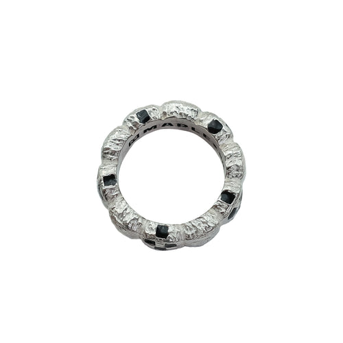 Davie Ring Silver 925/Black Resin