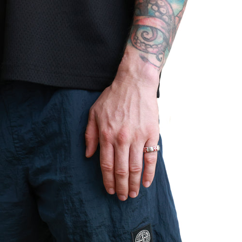 Davie Ring (Silver 925/Red Resin)