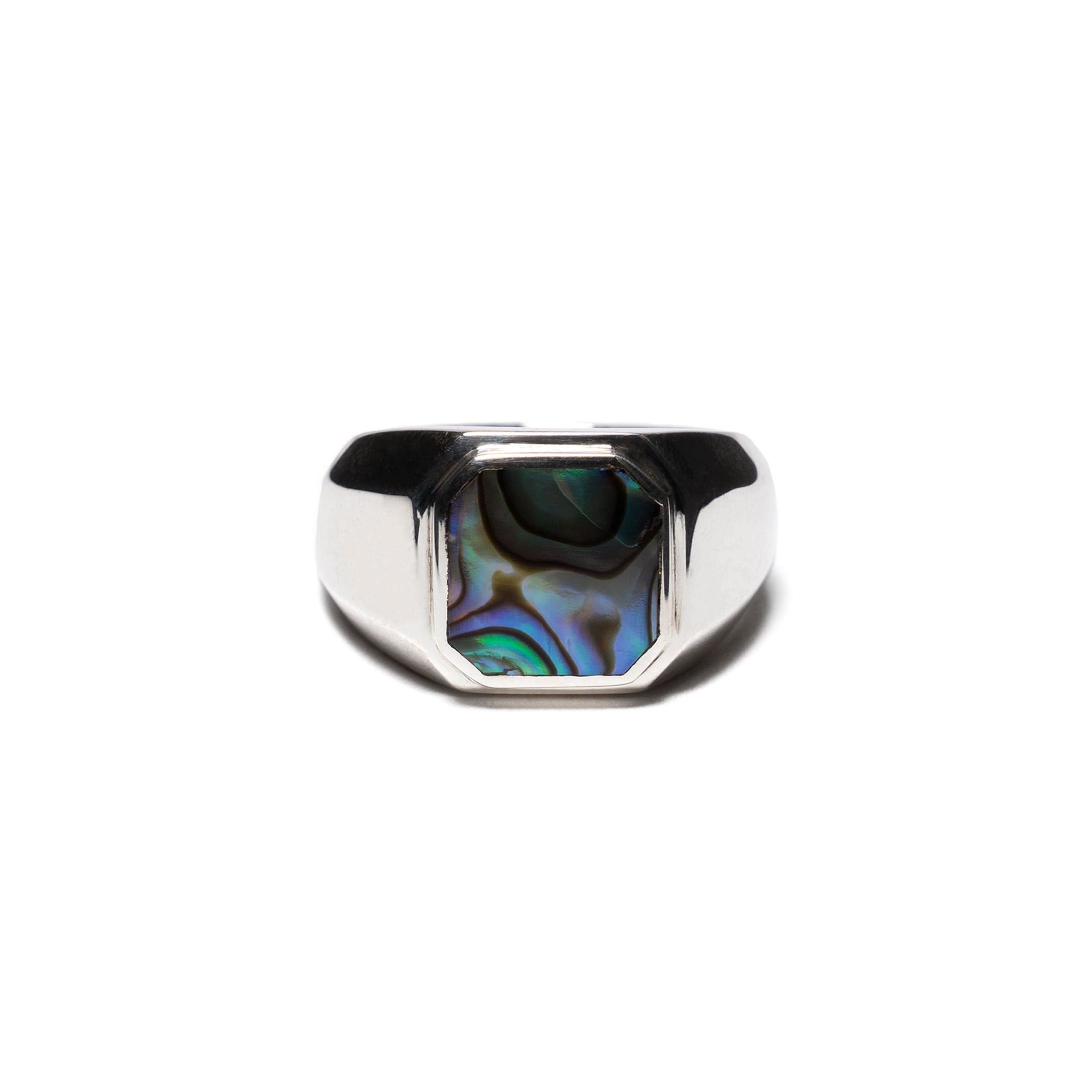 Duppy Signet Ring (Silver/Abalone) – MAPLE