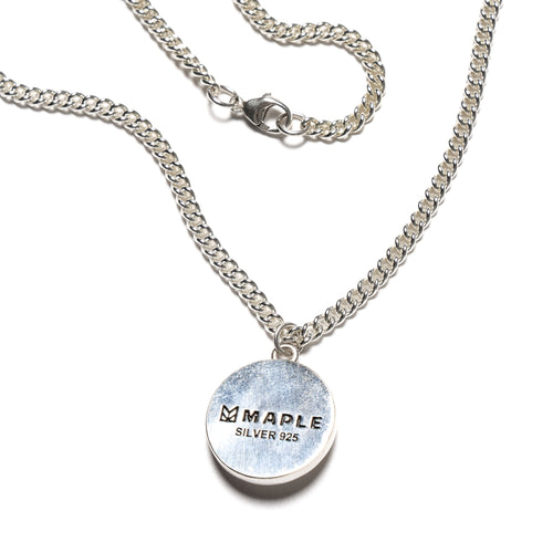 MAPLE Eternal Now Chain Silver 925 pendant closeup back