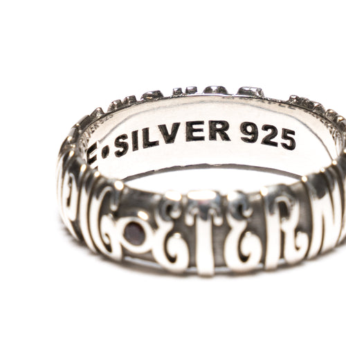 MAPLE Eternal Now Ring Silver 925/Topaz back inside view