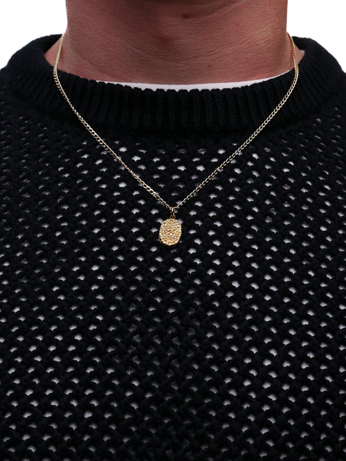 Floral Pendant + Chain (14K Gold)