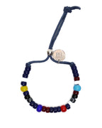 Florence Beaded Bracelet (Navy/Multicolored)