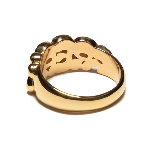 MAPLE Freak Ring 14K Gold back inside view