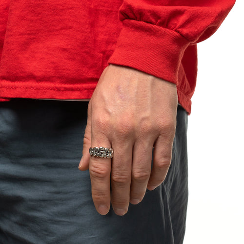 MAPLE Freak Ring Silver 925 on finger view