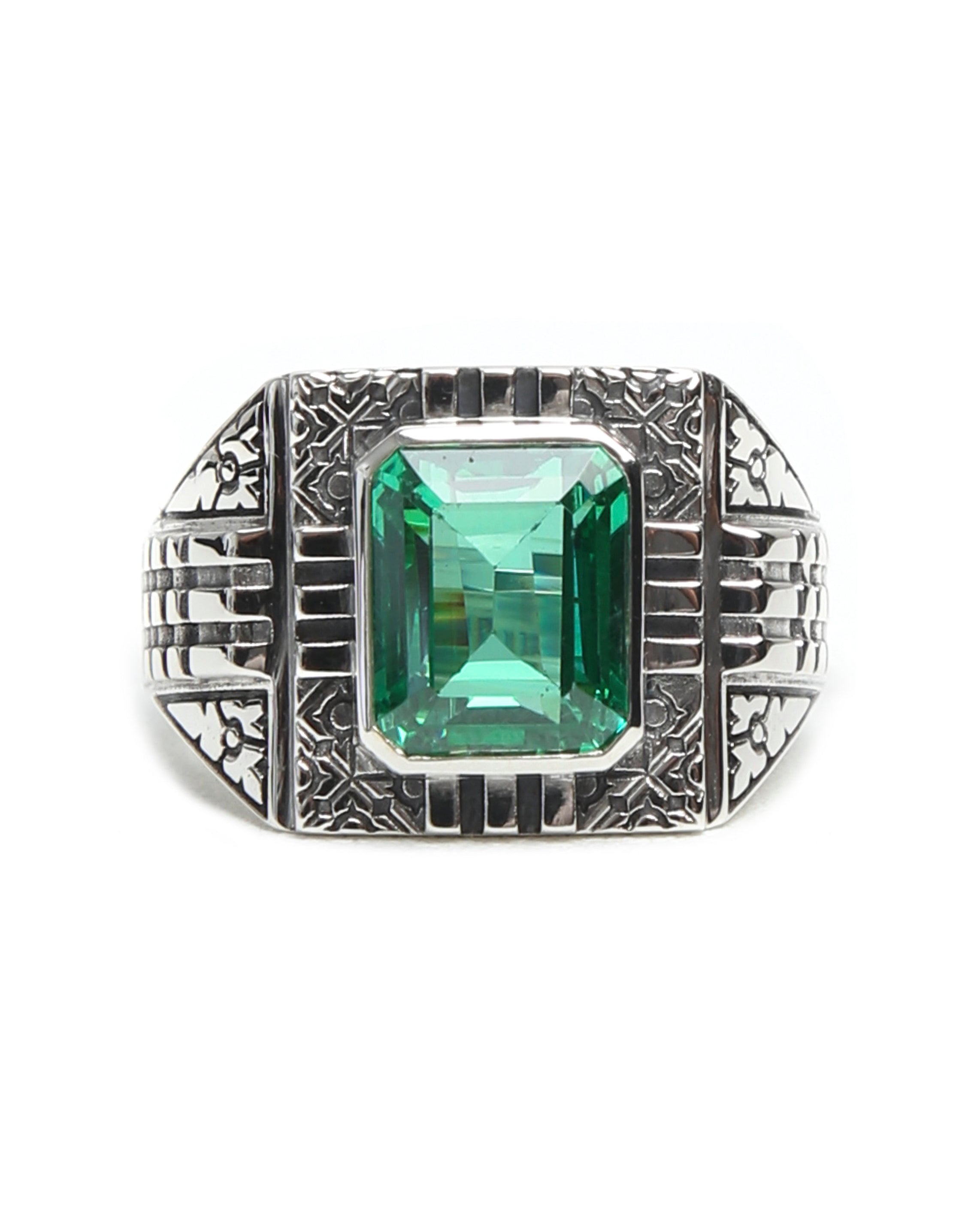 【関税込み】MAPLE シルバー Gazzi シグネットリング Gazzi Signet (Silver 925/Emerald) – MAPLE