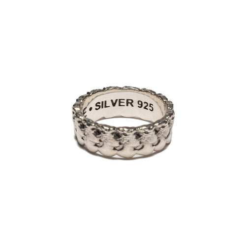 MAPLE History Band Ring Silver 925 inspired by David Michelangelo back inside view