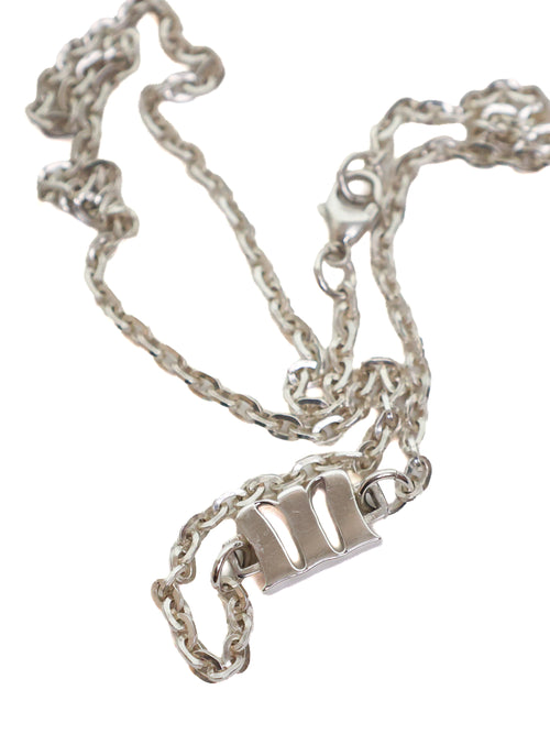 M Charm Chain (Silver 925)