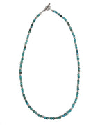 Madina Beaded Necklace (Silver 925/Turquoise)