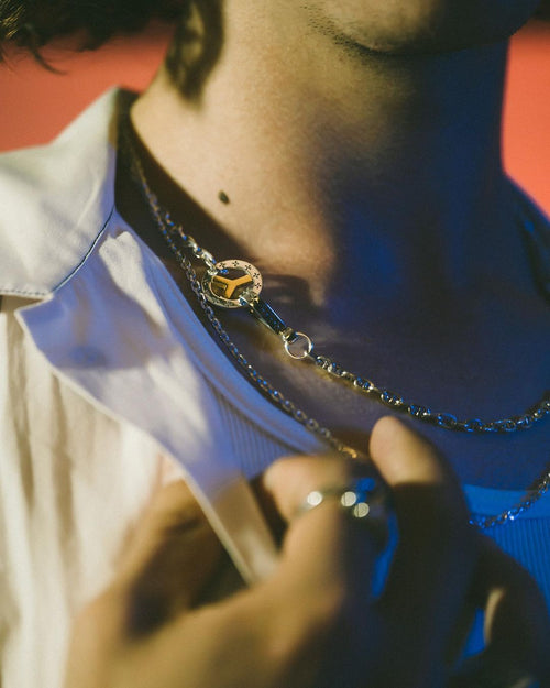 Mariner Chain + Peace Wheel (Silver 925/14K Gold)