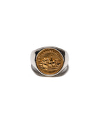 MAPLE Natural Selection Ring Silver 925/14K Gold front view