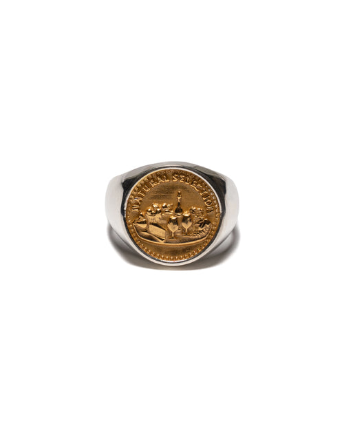 MAPLE Natural Selection Ring Silver 925/14K Gold front view