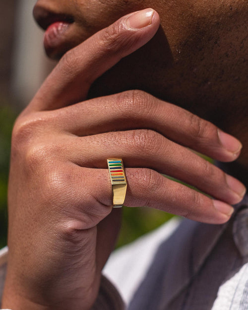 Prism Ring (Silver 925/Resin)