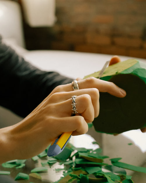 Flower Ring (Silver 925)