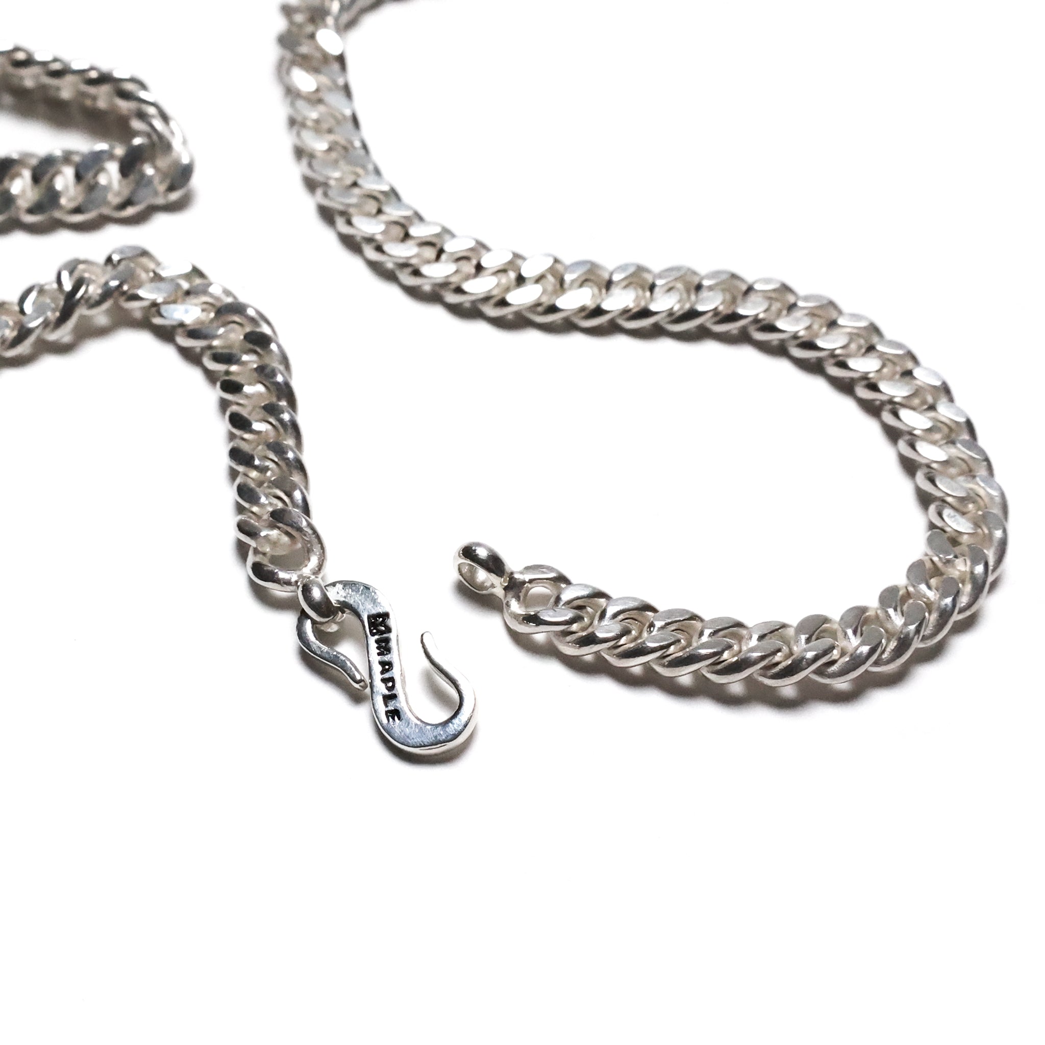 925 Sterling Silver 5mm Solid Cuban Diamond Cut Pave Curb Link