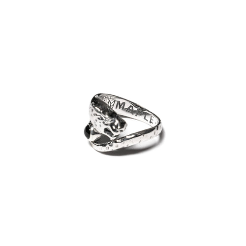 Big Cat Ring (Silver/Onyx)