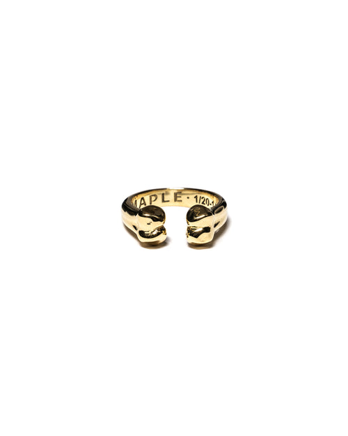 MAPLE Maple Bone Ring 14K Gold front view