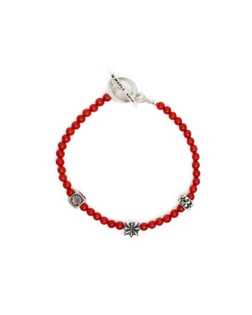 Babyfather Bracelet (Silver 925/Red Coral)