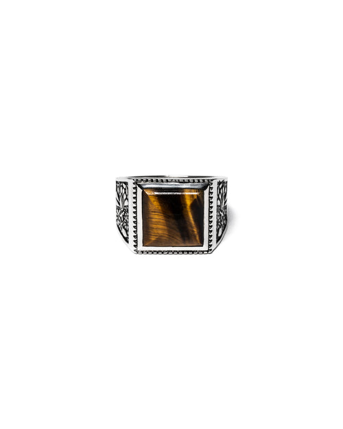 Buick Ring (Silver/Tiger Eye)