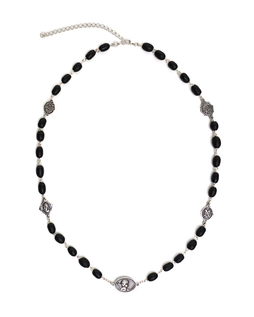 Camino Chain (Silver 925/Black Glass)