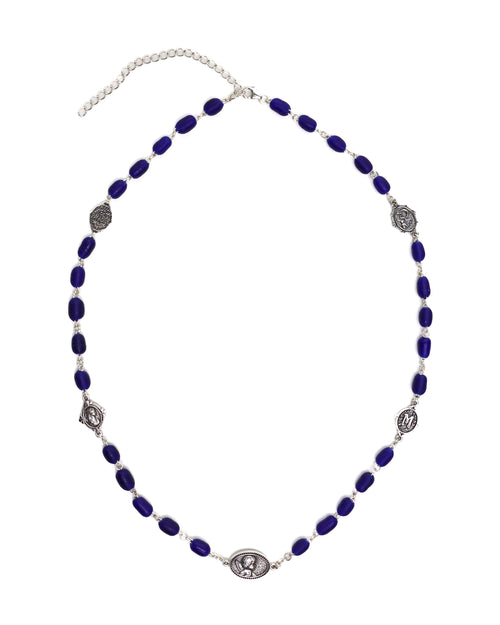 Camino Chain (Silver 925/Navy Glass)