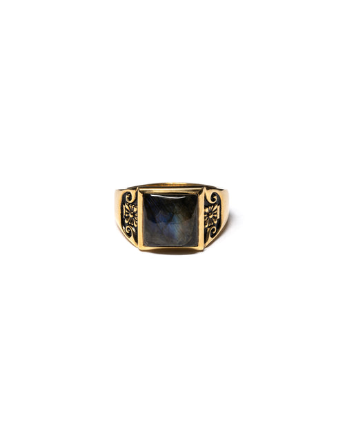 Collegiate Ring (14K/Labradorite)