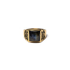 Collegiate Ring (14K/Labradorite)