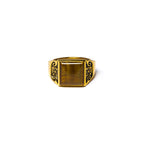 Collegiate Ring (14K/Tiger Eye)