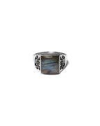 Collegiate Ring (Silver/Labradorite)