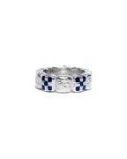 Davie Ring (Silver 925/Navy Resin)