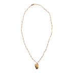 MAPLE Diablo Chain 14K Gold/Topaz Stone front view