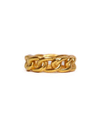 Double Link Ring (14K Gold)