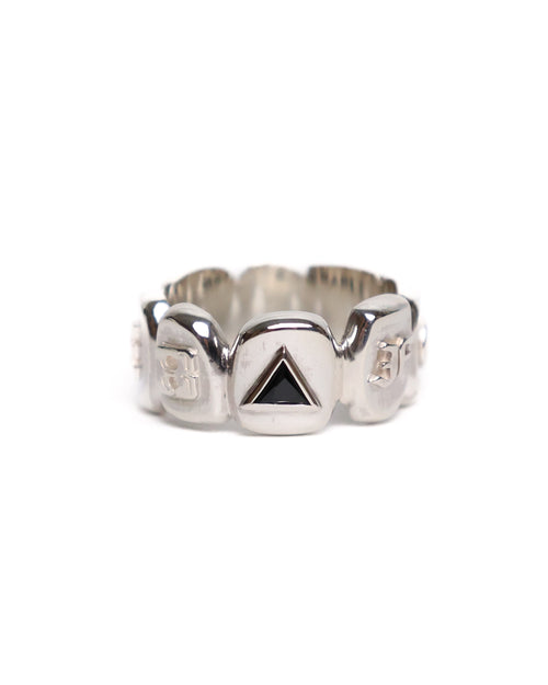 Grill Ring (Silver 925/Black Sapphire)