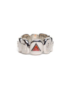 Grill Ring (Silver 925/Orange Zircon)