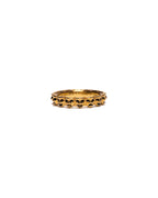 MAPLE Laugh Now Cry Later Ring 14K Gold front view