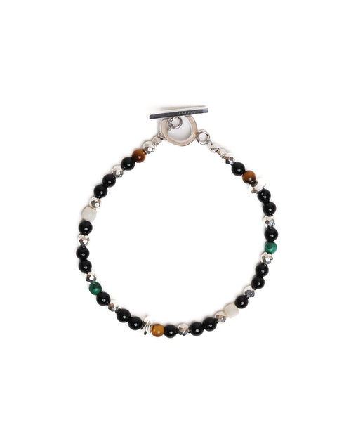 MAPLE Madina Beaded Bracelet (Silver 925/Black)