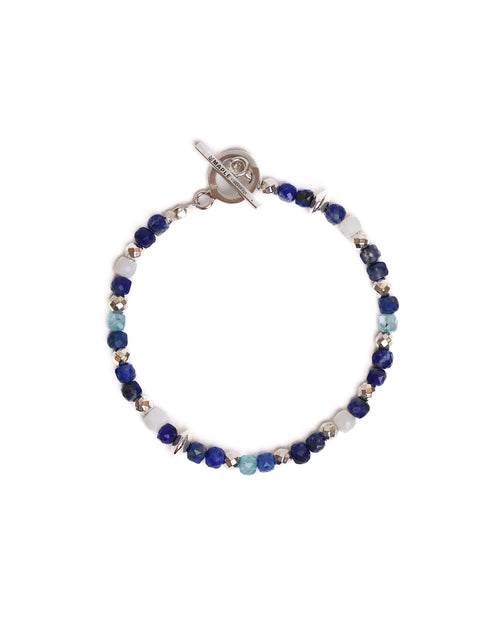MAPLE Madina Beaded Bracelet (Silver 925/Navy)