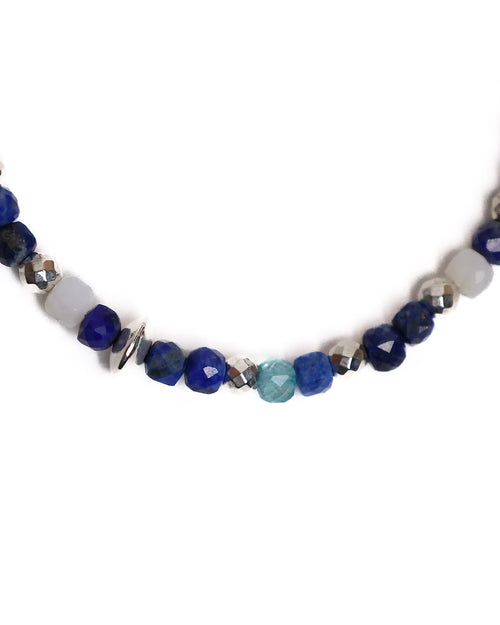 MAPLE Madina Beaded Bracelet (Silver 925/Navy)