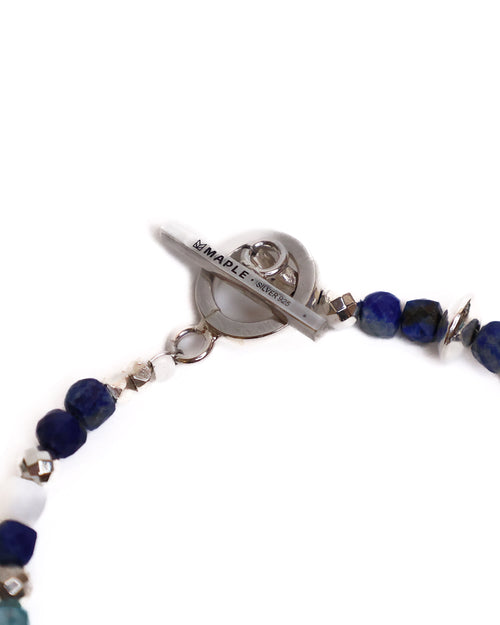 MAPLE Madina Beaded Bracelet (Silver 925/Navy)