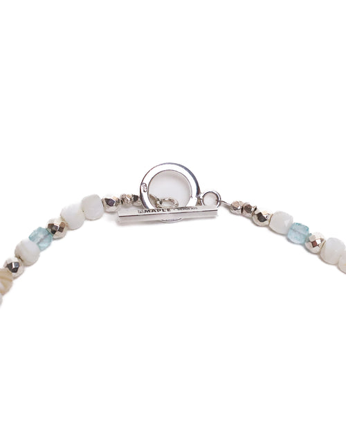 MAPLE Madina Beaded Necklace (Silver 925/Off White)