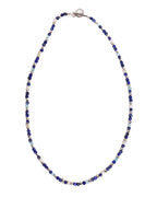 MAPLE Madina Beaded Necklace (Silver 925/Navy)