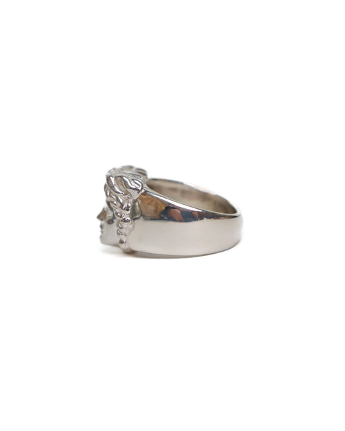 Medusa Ring in Silver 925 side view