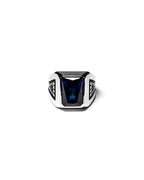 MAPLE Midnight Ring Silver 925/Blue Sapphire front view