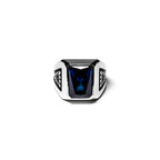 Midnight Ring Silver/Sapphire