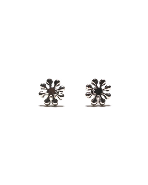 MAPLE Orbit Earrings Silver 925 front view